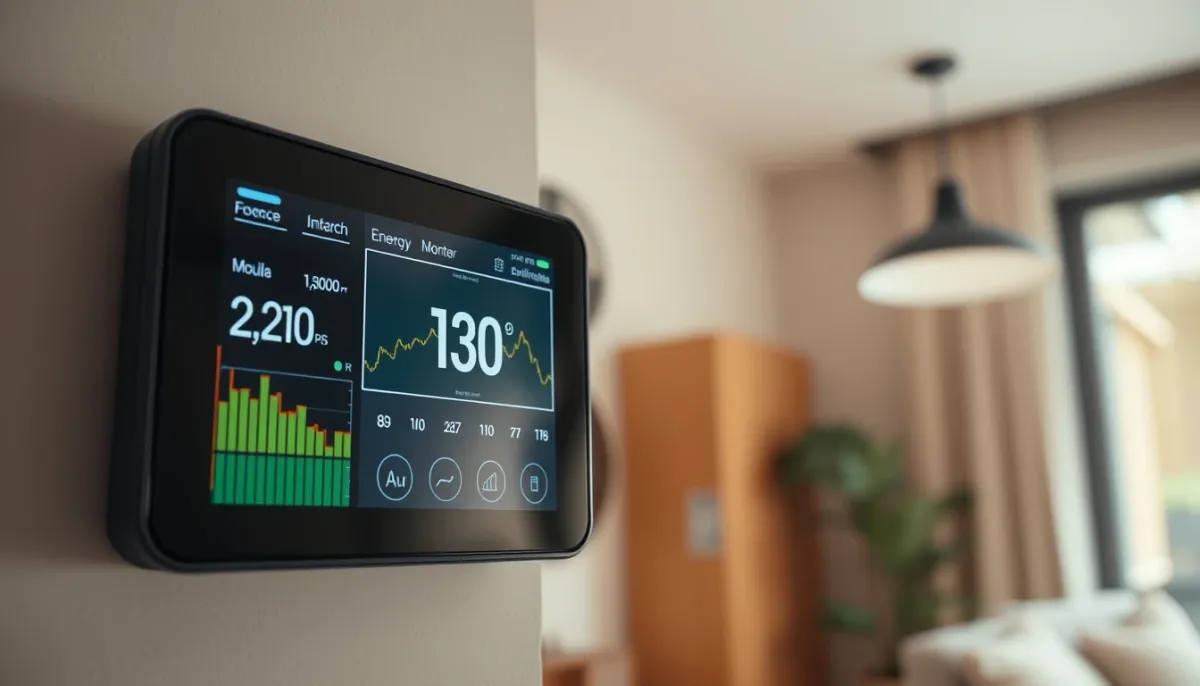 Moniteur de consommation électrique pour suivre la climatisation réversible