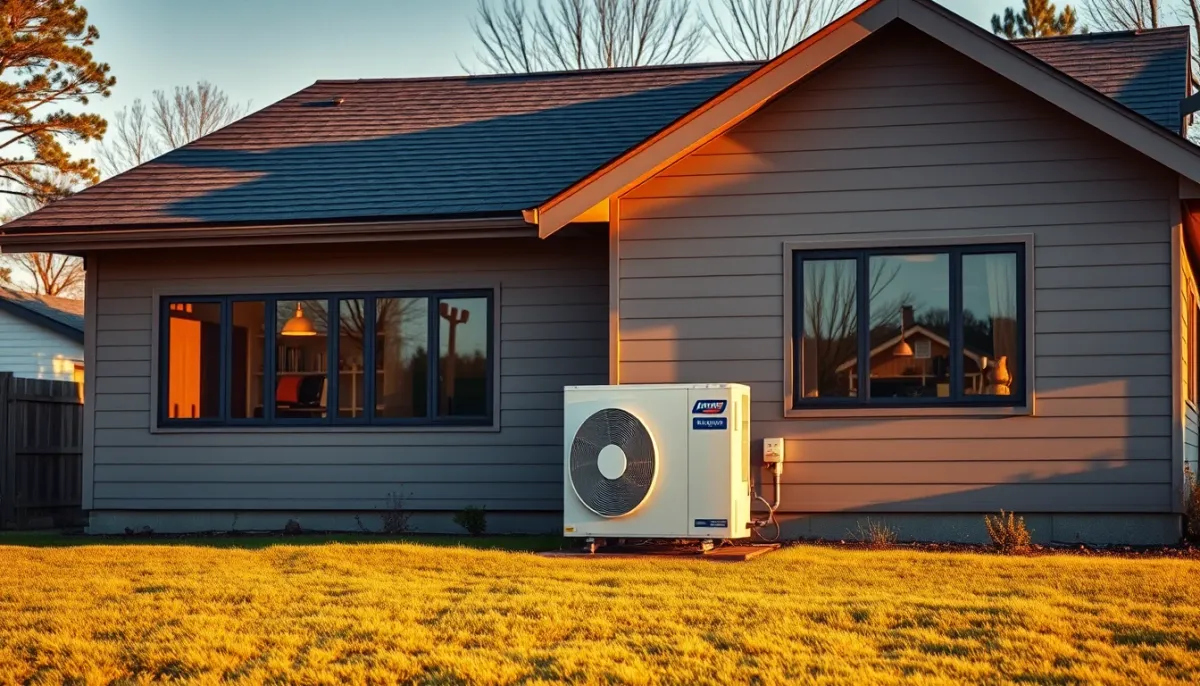 Installation d'une pompe à chaleur air/air dans une maison individuelle