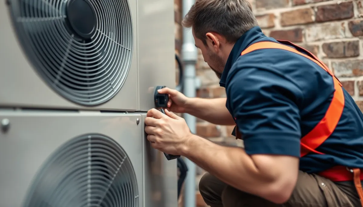 Installation d'une pompe à chaleur air/eau réversible par un professionnel