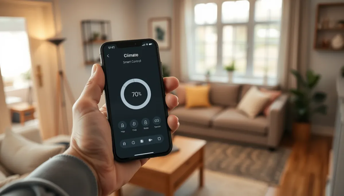 Pilotage d'une pompe à chaleur via une application smartphone de contrôle à distance