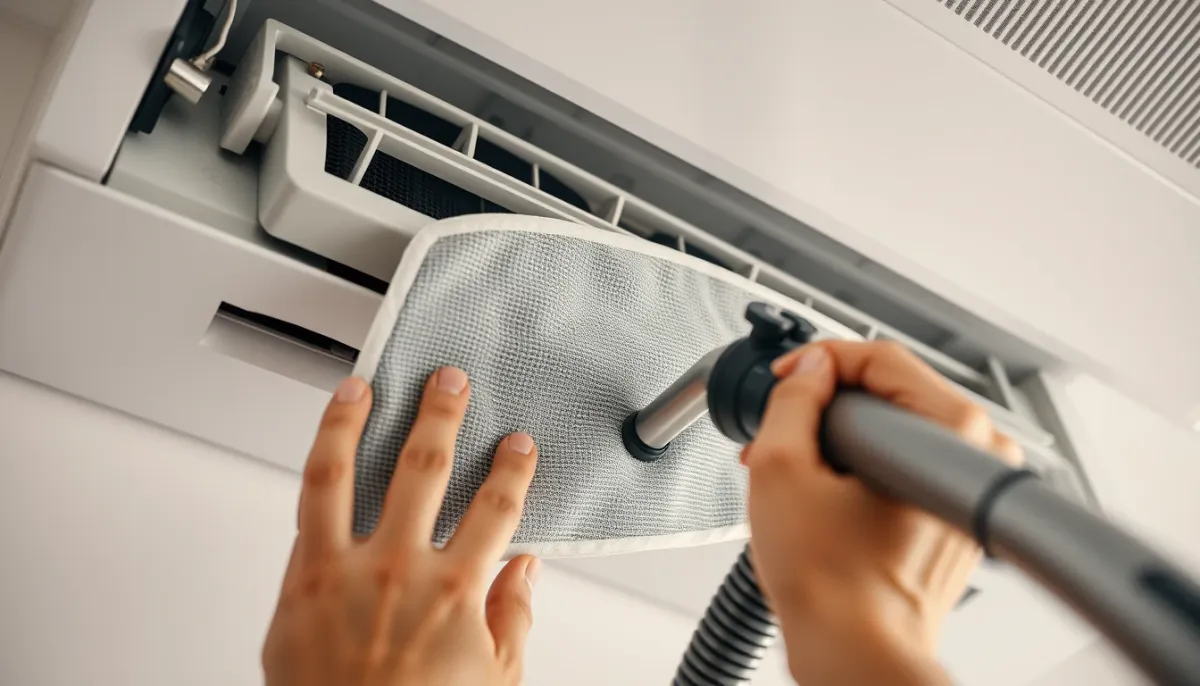 Nettoyage des filtres d'une climatisation murale par un particulier