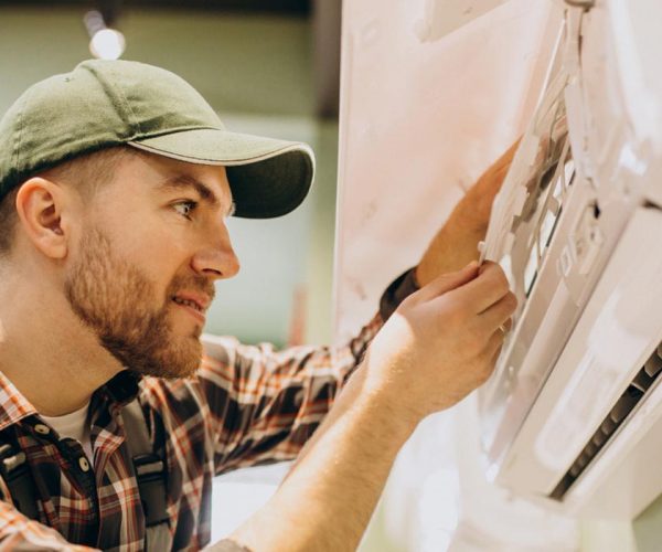 repairman-doing-air-conditioner-service repairman-doing-air-conditioner-service